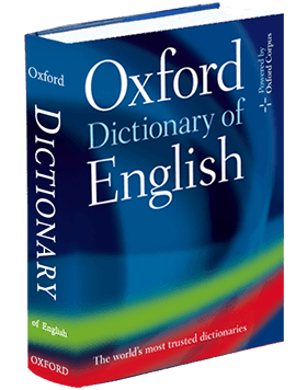 Oxford Dictionary of English book cover