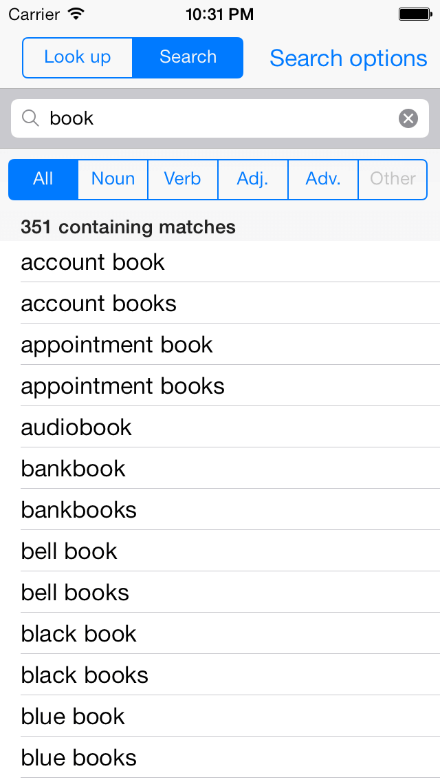 WordWeb Dictionary definition